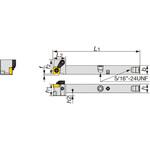 JSCL2CR1616X09-CHP 外径用ホルダ JSCL2CR/L-CHP タンガロイ
