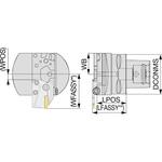 C3CHFVN26040-CHP タングキャップ 横型シャンク C-CHFVN-CHP タンガロイ