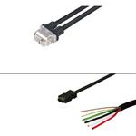三菱電機J5対応電磁ブレーキ付き電源+エンコーダ<直結><反負荷側><可動><1ケーブルタイプ> ダイヤトレンド