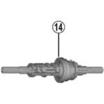 Y3EN98040 SG-S7001-11 軸組ユニット 187mm SHIMANO(シマノ)
