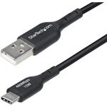 USBケーブル/USB 2.0 Type-A - Type-C/1m/3A 15W/オス オス/ブラック/充電 & データ転送 同期/USB充電器 モバイルバッテリー対応 StarTech.com