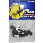 DZ-YF3.5-4/A7 絶縁Y型端子 YF-3.5-4 オーム電機