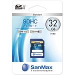SDHCメモリーカード(Standardグレード) SANMAX