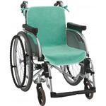 ケアカバー防水シーツ 車いす用(2枚入)/グリーン/- ケアメディックス