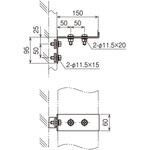 SD-15RS4N2 立上りラック支持金具 SD ネグロス電工