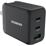 APD-V065AC2-BK Power Delivery対応 GaN AC充電器/65W/USB Type-A 1ポート Type-C 2ポート/ブラック アドテック