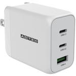 APD-V065AC2-WH Power Delivery対応 GaN AC充電器/65W/USB Type-A 1ポート Type-C 2ポート/ホワイト アドテック