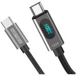 APC-V1210CC-U2-LEDD USB Type-C to C ケーブル(スマートモニタリング/100W出力/480Mbps/1.2m) アドテック