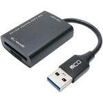 SD microSDカードリーダライタ  USB-Aブラック MCO
