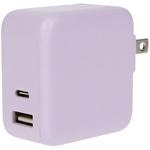 Power Delivery65W対応 USB Type-C×1ポート、USB Type-A×1ポート 合計最大63W AC充電器 MOTTERU