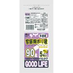KF90 コンパクトポリ袋90L 半透明 5枚 0．017 ハウスホールドジャパン