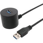 USB-EXT3015/BK USB3.0延長ケーブル 卓上タイプ 1.5m MCO