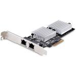 StarTech.com ネットワークアダプターカード/PCI Express x1/2ポート/10GbE/マルチギガビットイーサネット/10GBASE