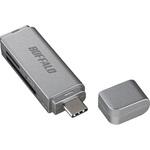 BSCR120U3CSV USB3.0 Type-C接続 カードリーダー SD用直挿し シルバー BUFFALO(バッファロー)
