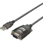 USBシリアル変換ケーブル ブラックスケルトン 0.5m BUFFALO(バッファロー)