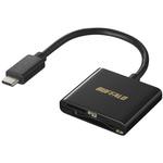 BSCR110U3CBK USB3.2Gen1Type-C カードリーダー SD/microSD ブラック BUFFALO(バッファロー)