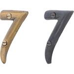 30075054637 GALLUP(ギャラップ) Brass Products ハウスナンバー #7 #Gold 7505-46 Brass Products(ブラス・プロダクツ)