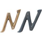 30075055544 GALLUP(ギャラップ) Brass Products ハウスレター #N #Gold 7505-55 Brass Products(ブラス・プロダクツ)