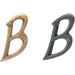 30075055502 GALLUP(ギャラップ) Brass Products ハウスレター #B #Black 7505-55 Brass Products(ブラス・プロダクツ)
