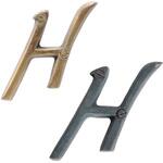 30075055538 GALLUP(ギャラップ) Brass Products ハウスレター #H #Gold 7505-55 Brass Products(ブラス・プロダクツ)