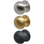 30075056501 GALLUP(ギャラップ) Brass Products マッシュルーム キャビネット ノブ LARGE 4個セット #Black 7505-65 Brass Products(ブラス・プロダクツ)