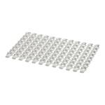 PCRプレート Superflex(TM)/0.2mLロープロファイル・ノンスカート キャップシート 8連×12列 ナチュラル 1ケース 10枚/パック×10パック入 Simport