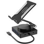 L-CH10-S 10in1 スタンド型 USB Type-C ドッキングステーション Lazos
