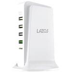 L-PD1U4-W タワー式急速充電器PD+1USB4 Lazos