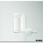 ねじ口瓶 無色 +PPキャップ 白 +フッ素PTFE/ニトリルパッキン 組合せセット NEG(日電理化硝子)
