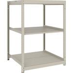 薄型ラックUL型軽量ボルトレス棚 高さ1500mm 単体型 TRUSCO