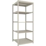 薄型ラックUL型軽量ボルトレス棚 高さ2100mm 単体型 TRUSCO