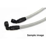 OILクーラーホースSET (横) ストレート #6 4.5-7R BLK仕様 SR400 -17/SR500 -00 ACTIVE(アクティブ)[バイク部品]