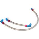 OILクーラーホースSET (横) ストレート #6 4.5-10R SR400 -17/SR500 -00 ACTIVE(アクティブ)[バイク部品]