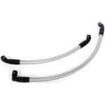OILクーラーホースSET ストレート #6 4.5-7R BLK仕様 SRX400 2-3型/600 1-3型 ACTIVE(アクティブ)[バイク部品]