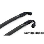 OILクーラーホースSET (サイド廻し) ラウンド #6 9-10R BLK仕様 CBR400F [サーモ対応] ACTIVE(アクティブ)[バイク部品]
