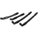 OILクーラーホースSET ラウンド #6 9-13R BLK仕様 ZEPHYR400/X/ZEPHYR750/ZR-7 [サーモ対応] ACTIVE(アクティブ)[バイク部品]