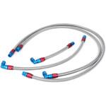OILクーラーホースSET (サイド廻し) ラウンド #6 11-13R ZEPHYR1100/RS [サーモ対応] ACTIVE(アクティブ)[バイク部品]