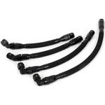 OILクーラーホースSET ラウンド #8 9-13R BLK仕様 Z1/Z2/Z750FX-1/Z1000MK2 [サーモ対応] ACTIVE(アクティブ)[バイク部品]