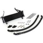 OILクーラーKIT (サイド廻し) ラウンド #6 9-10R BLK仕様 CBR400F ACTIVE(アクティブ)[バイク部品]