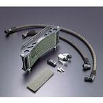 OILクーラーKIT ラウンド #8 9-13R BLK仕様 GPZ1100F/Z1100GP ACTIVE(アクティブ)[バイク部品]