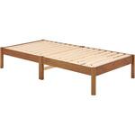 ベッド すのこベッド ヘッドレス フロアベッド 【約3分で組立完了】 工具不要 & ネジ 無し シングル  耐荷重 200kg 萩原