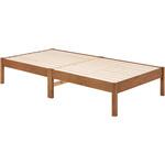 ベッド すのこベッド ヘッドレス フロアベッド 頑丈タイプ 【 約3分で組立完了 】 工具不要 & ネジ 無し シングル  耐荷重 350kg 萩原
