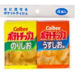 S00110 カルビー ポテトチップス ミニポケットティシュ ダイレイ