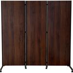 - パーティション 3連結スチールフレームタイプ キャスター付 モノタロウ 13883960