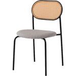 ラタン調 チェア スチール脚 ホームテイスト