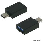 USBアダプター <TypeC(プラグ) -TypeA(レセプタクル)> 東光特殊電線