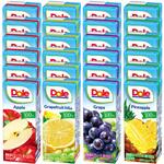 Dole(ドール) 果汁100% 200ml フルーツ(アップル・グレープ・パイナップル・グレープフルーツミックス) 雪印メグミルク
