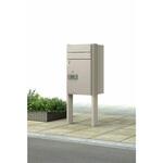 ルシアス宅配ポスト2型用 湿式柱(アルミ色) YKK AP