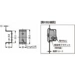 XLA-HHA40B 板金用ブラケット XLA-HHA40B XLA-HHA40B LAMP(スガツネ工業)