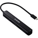 USB TypeC ドッキングステーション ハブ 6-in-1 PD 85W出力 急速充電 USB-C×2 USB-A×2 HDMI×1 RJ45×1 エレコム